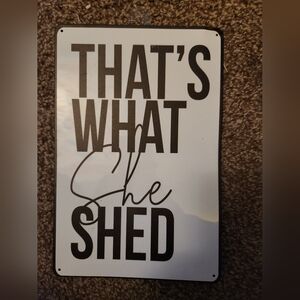 Black and White Wall Sign - Home Decor